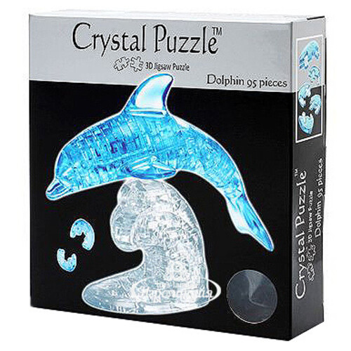 3Д пазл Дельфин, 20 см, 95 эл. Crystal Puzzle