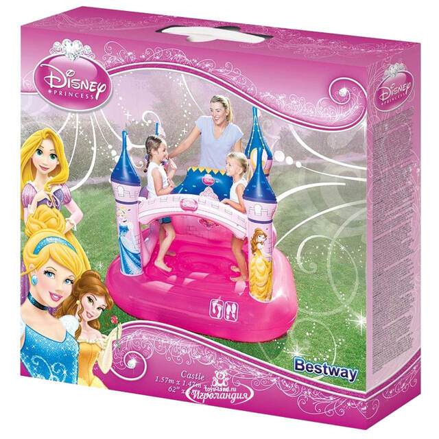 Детский надувной батут Замок Принцессы 163*157*147 см Bestway