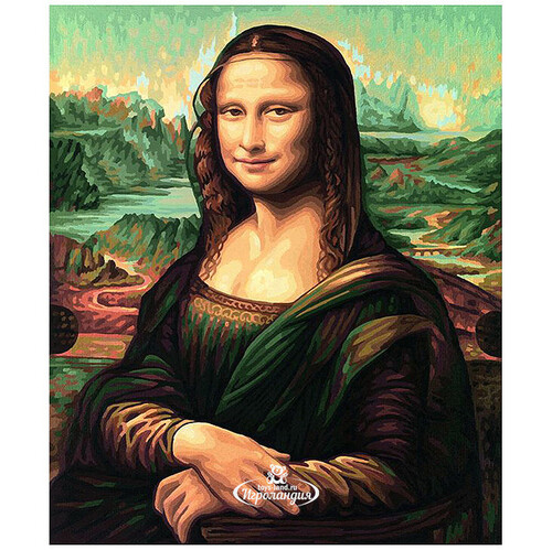 Картина по номерам - Репродукция "Мона Лиза" Леонардо да Винчи, 40*50 см Schipper
