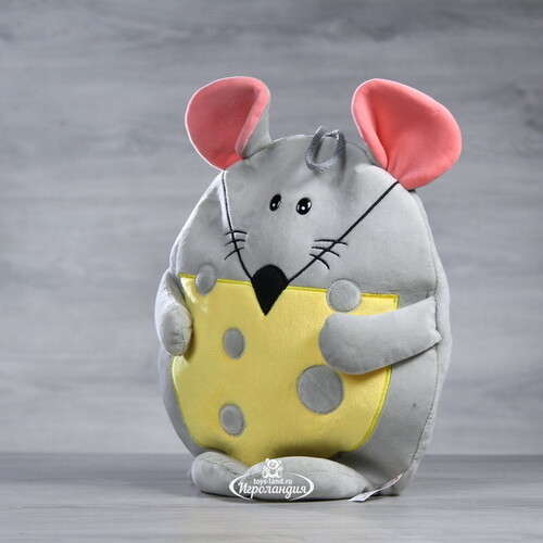 Мягкая игрушка для конфет Мышь Филипп - Сырный сомелье 35 см Hit-Toys