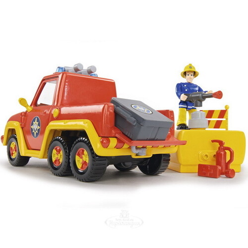 Игровой набор Пожарный Сэм - Пожарная машина Венус с водой и звуком 1 фигурка 19 см Simba