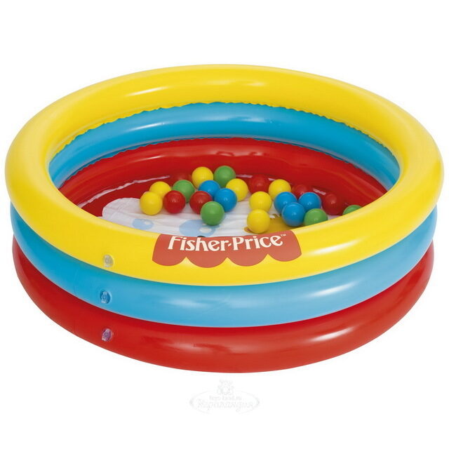 Детский бассейн с шариками Fisher Price 91*25 см Bestway