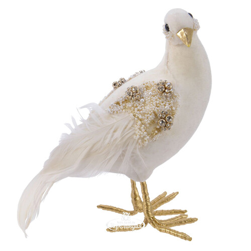 Декоративная фигура Белоснежный Голубь - Версальская Пташка 23 см Kaemingk