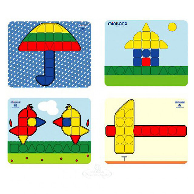 Мозаика Гигант 64 элемента, в подарочной упаковке Miniland