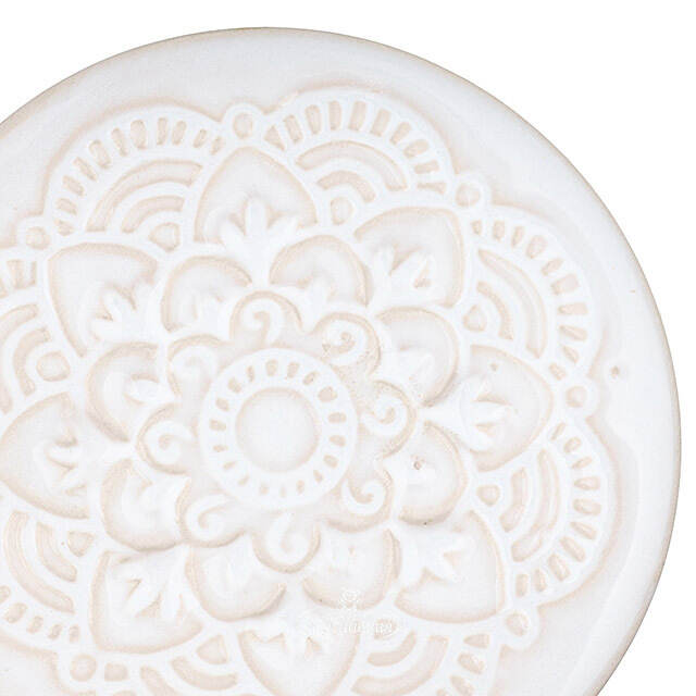 Ароматическая свеча Cotton Rocher 10 см, в фарфоровом стакане Koopman