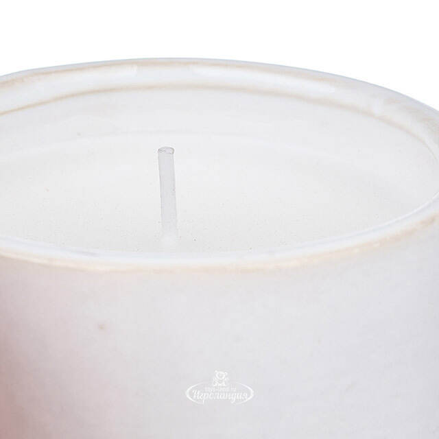 Ароматическая свеча Cotton Rocher 10 см, в фарфоровом стакане Koopman