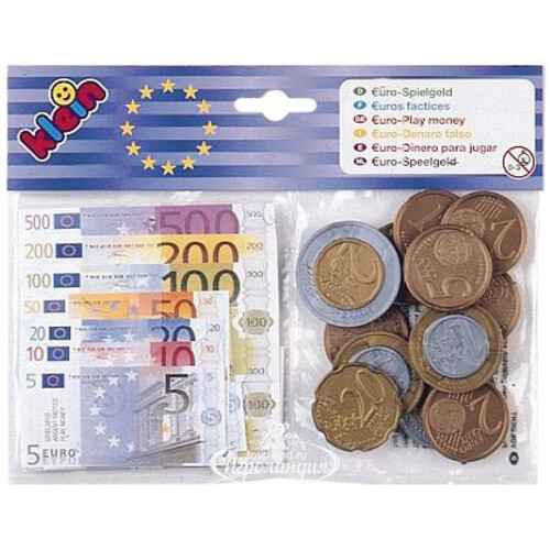 Игрушечные купюры и монеты "Евро" Klein