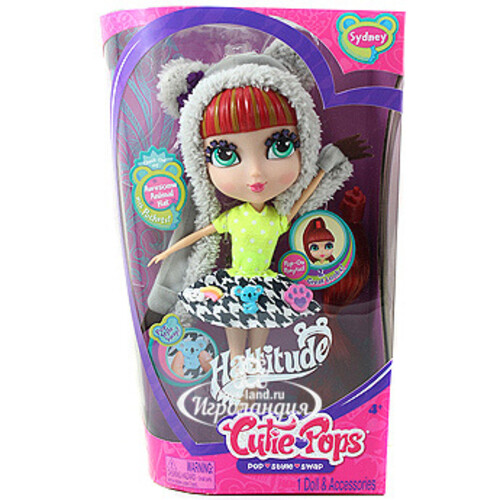 Кукла "Кьюти Попс - Сидни" с аксессуарами, 26 см Jada Dolls