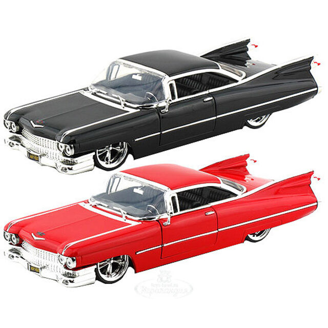Модель машины "1959 Cadillac Deville Hard Top - KMC SS", 1:24, металл Jada Toys