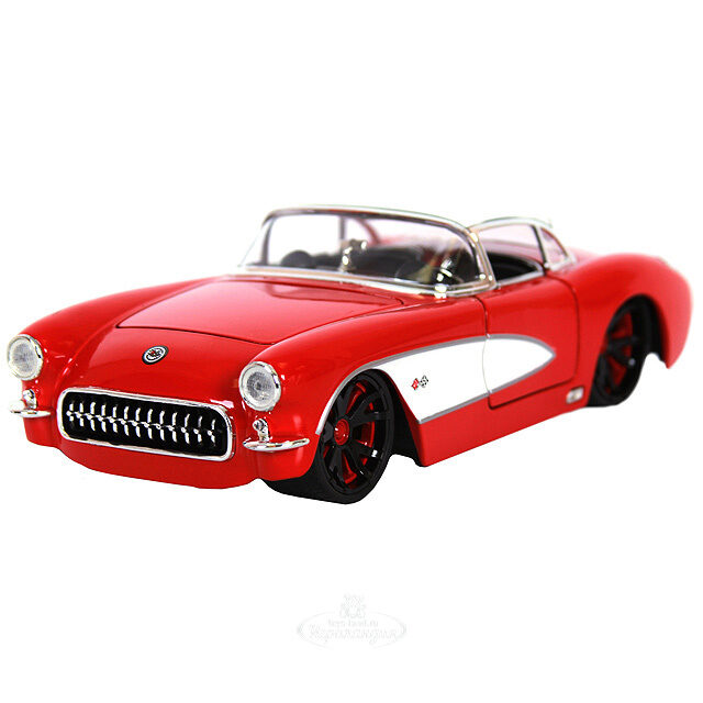 Модель машины "1957 Chevy Corvette V-Spek", 1:24, металл Jada Toys