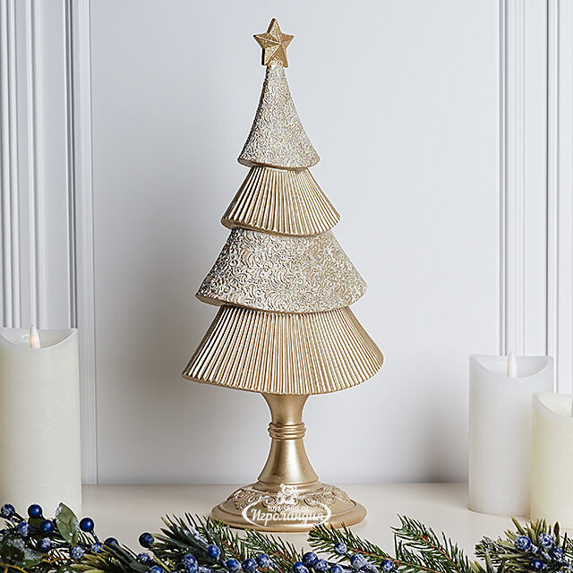 Новогодняя фигурка Елочка Лауретта - Santo Natale 41 см Due Esse Christmas