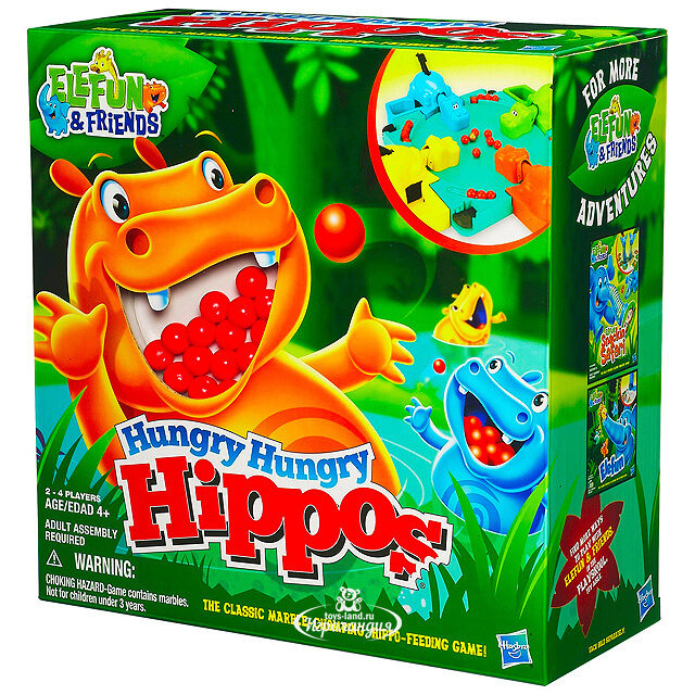Настольная игра Голодные бегемотики Hasbro