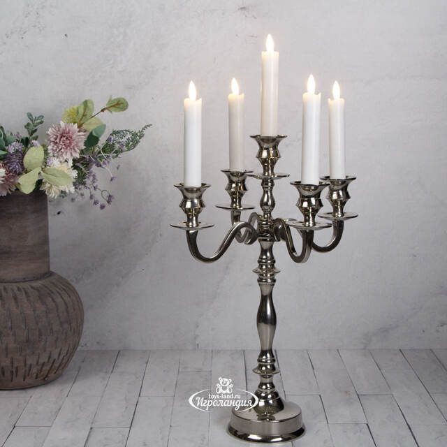 Подсвечник канделябр на 5 свечей Эльберт 40 см Koopman