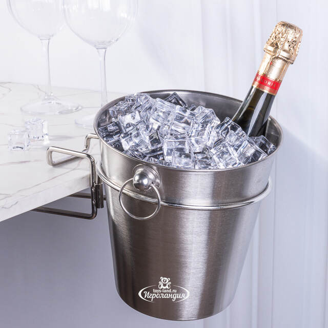 Набор для охлаждения шампанского Монкорне с ведром для льда и держателем, 2 предмета Koopman