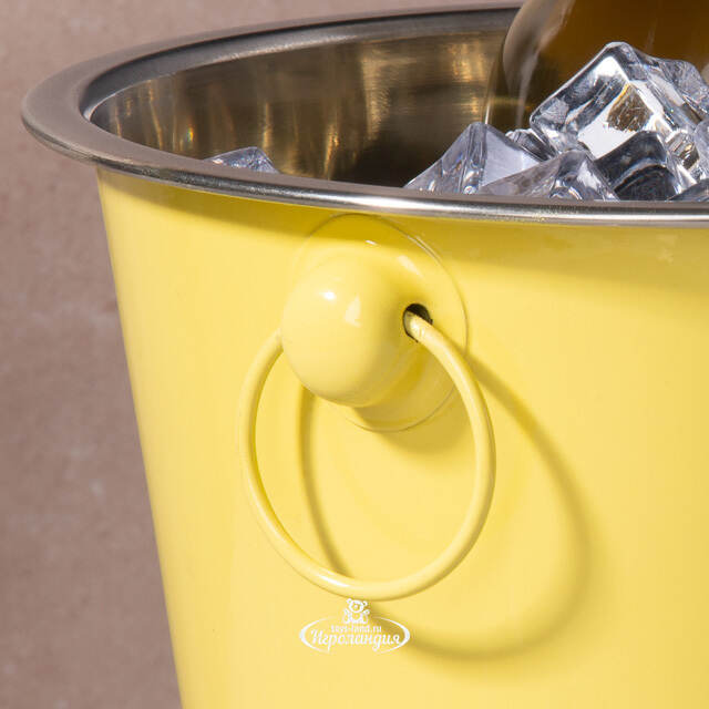 Ведро для шампанского Фанданго 20*20 см, желтое Koopman