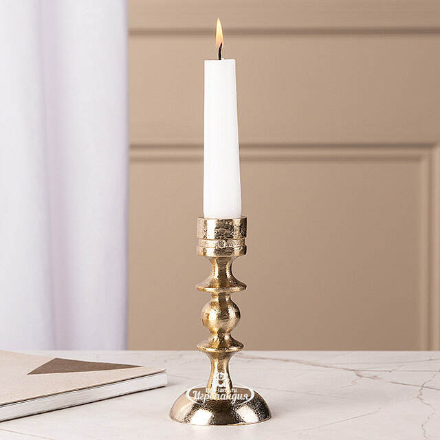 Металлический подсвечник на 1 свечу Aureo Alba 13 см Koopman