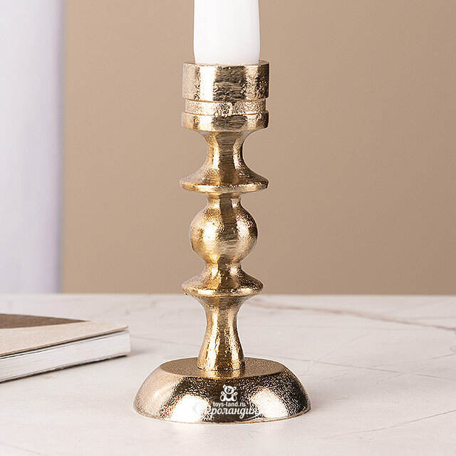 Металлический подсвечник на 1 свечу Aureo Alba 13 см Koopman