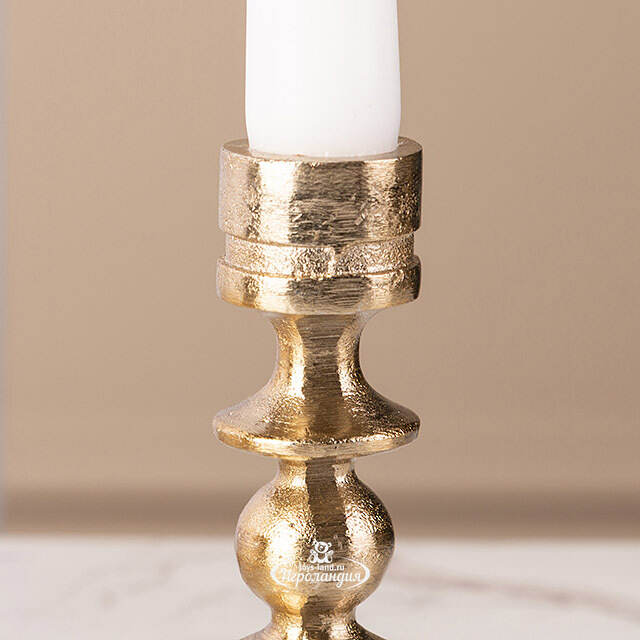 Металлический подсвечник на 1 свечу Aureo Alba 13 см Koopman