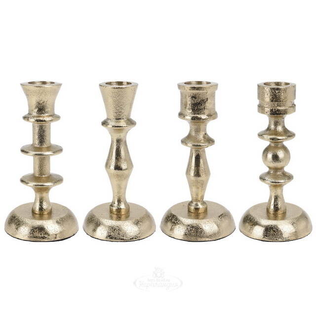 Металлический подсвечник на 1 свечу Aureo Alba 13 см Koopman