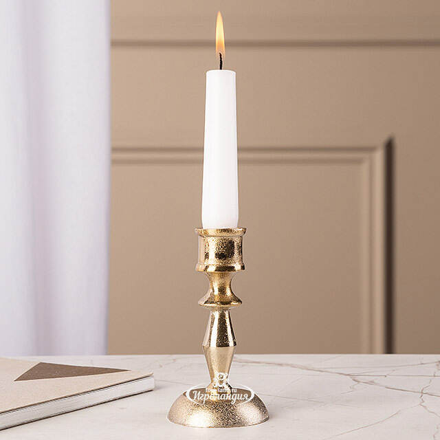 Металлический подсвечник на 1 свечу Aureo Chezano 13 см Koopman