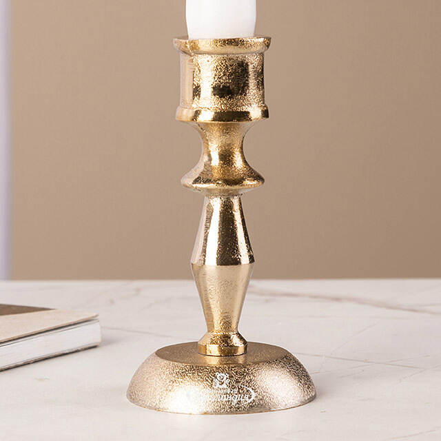 Металлический подсвечник на 1 свечу Aureo Chezano 13 см Koopman