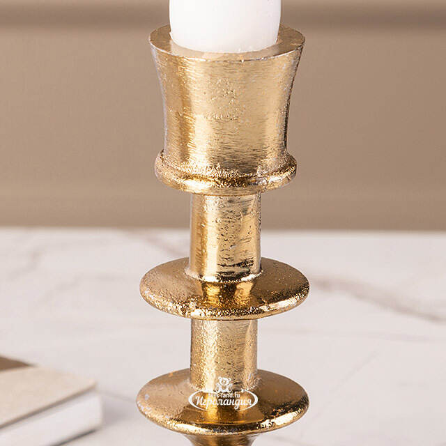 Металлический подсвечник на 1 свечу Aureo Lukka 13 см Koopman