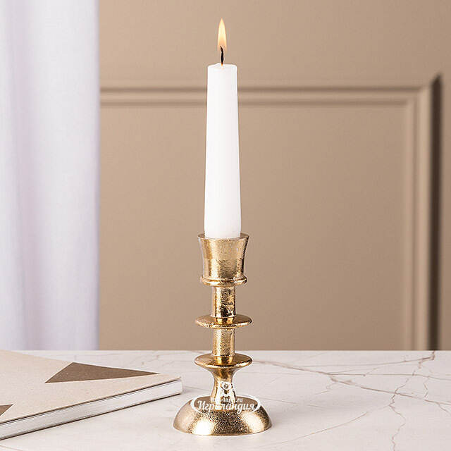 Металлический подсвечник на 1 свечу Aureo Lukka 13 см Koopman