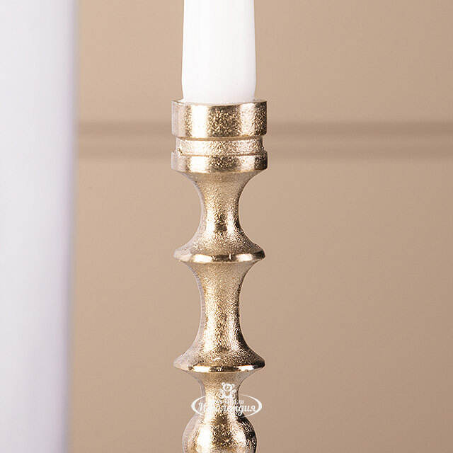 Металлический подсвечник на 1 свечу Aureo Alba 20 см Koopman