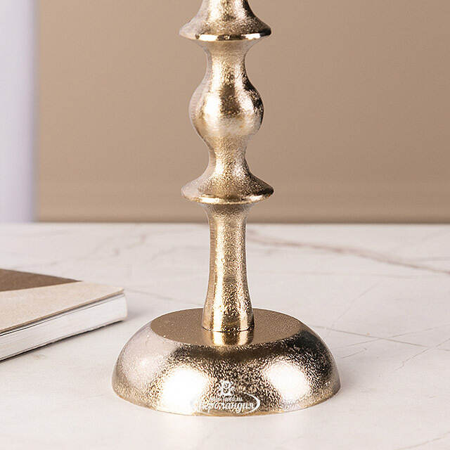 Металлический подсвечник на 1 свечу Aureo Alba 20 см Koopman