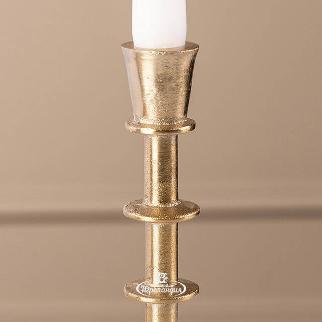 Металлический подсвечник на 1 свечу Aureo Lukka, 20 см Koopman