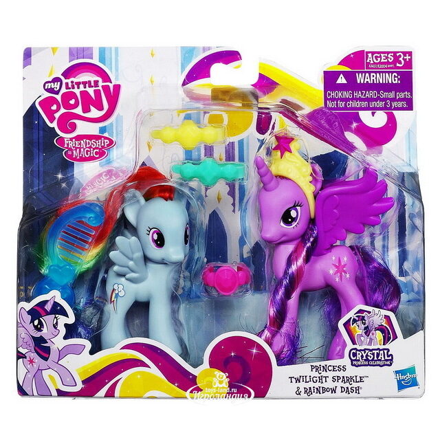 Набор пони Принцесса Твайлайт Спаркл и Радуга Дэш (My Little Pony) Hasbro