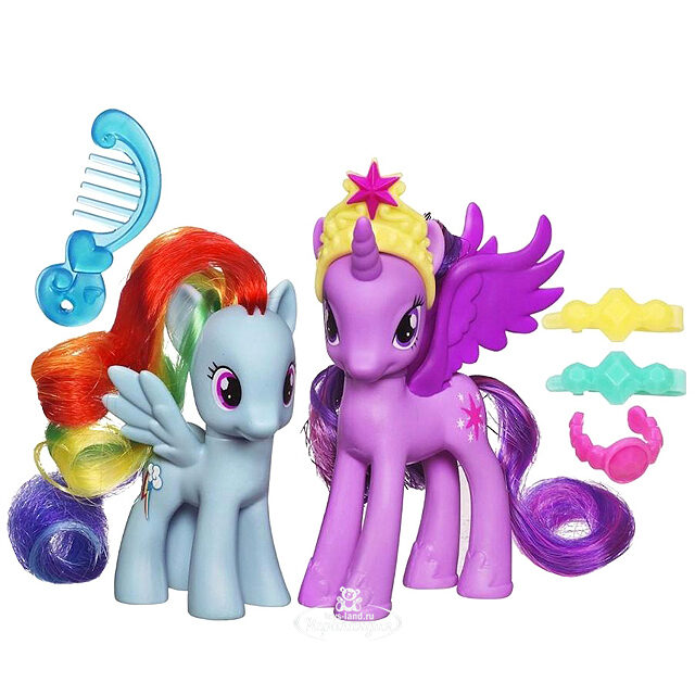 Набор пони Принцесса Твайлайт Спаркл и Радуга Дэш (My Little Pony) Hasbro