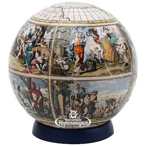 Пазл - шар "Старинная карта мира", 7.6 см, 60 элементов Pintoo