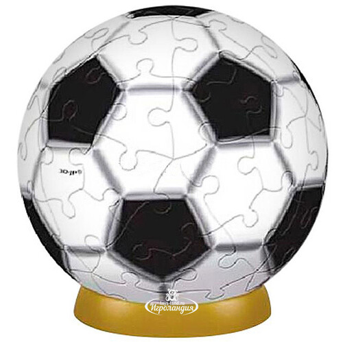 Пазл - шар "Футбол", 7.6 см, 60 элементов Pintoo