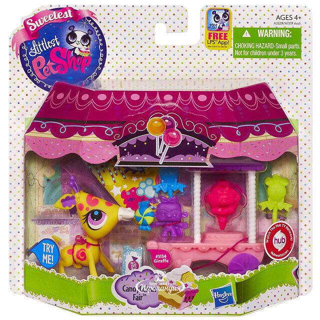 Набор игровой Деликатесы с жирафом, Littlest Pet Shop Hasbro