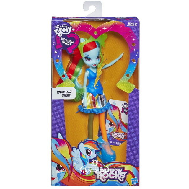 Кукла Рок-звезда Радуга Дэш (Девушки Эквестрии. My Little Pony) Hasbro