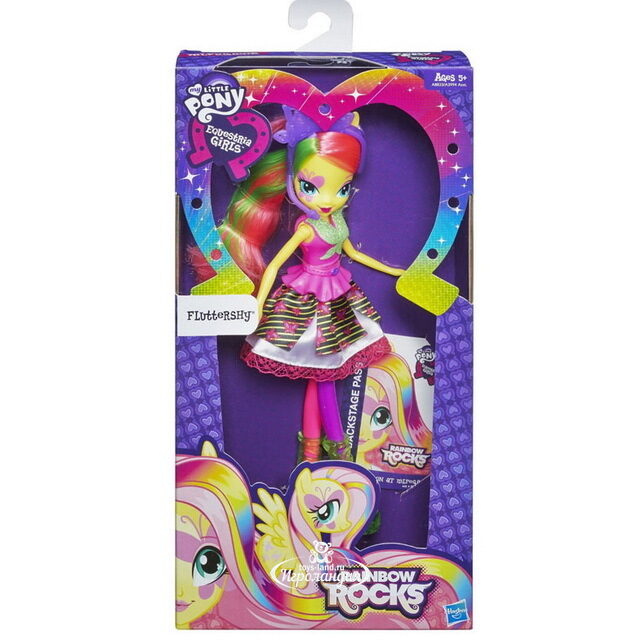 Кукла Рок-звезда Флаттершай (Девушки Эквестрии. My Little Pony) Hasbro