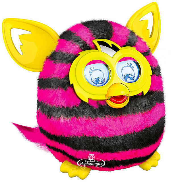 Интерактивная игрушка Ферби - Розовые полоски серия Furby Boom. Теплая волна Hasbro