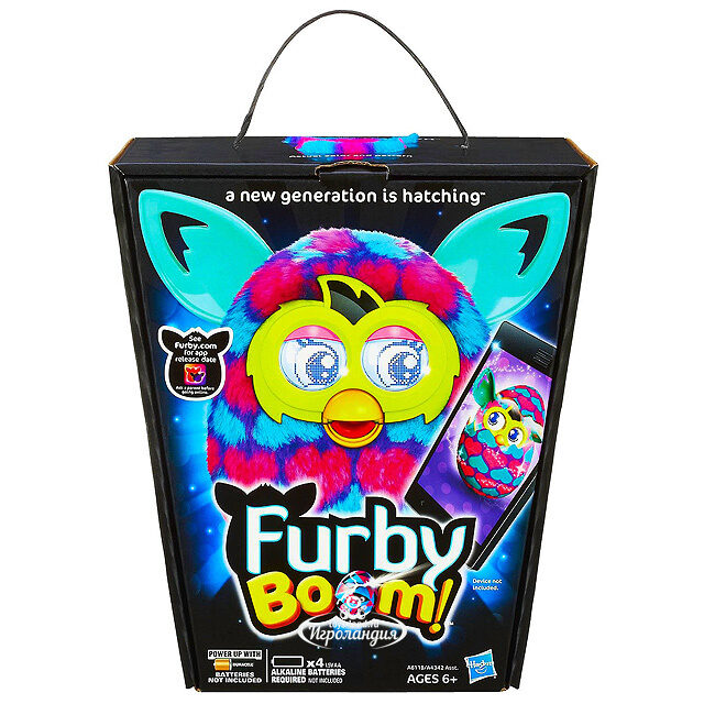 Интерактивная игрушка Ферби - Горошек Polka серия Furby Boom. Солнечная волна Hasbro