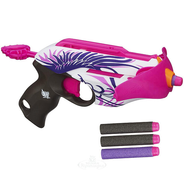 Бластер Nerf Rebelle Розовое сумасшествие с мягкими патронами Hasbro