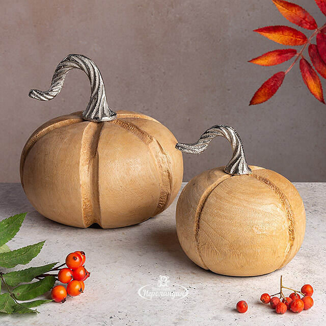 Деревянная фигурка Тыква Carmen 11 см  Koopman