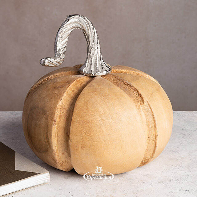 Деревянная фигурка Тыква Carmen 16 см  Koopman