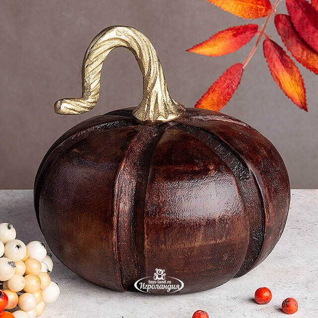 Деревянная фигурка Тыква Donna 16 см  Koopman