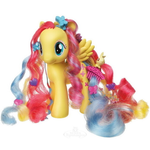 Пони-модница Флаттершай с аксессуарами для создания причесок 15 см My Little Pony Hasbro