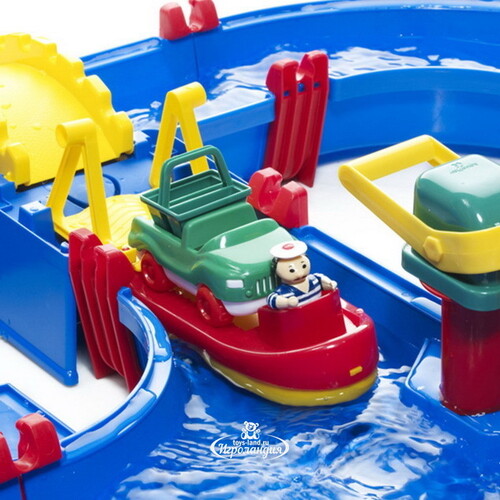 Комплекс для игр с водой Гавань со шлюзом 135*90 см AquaPlay