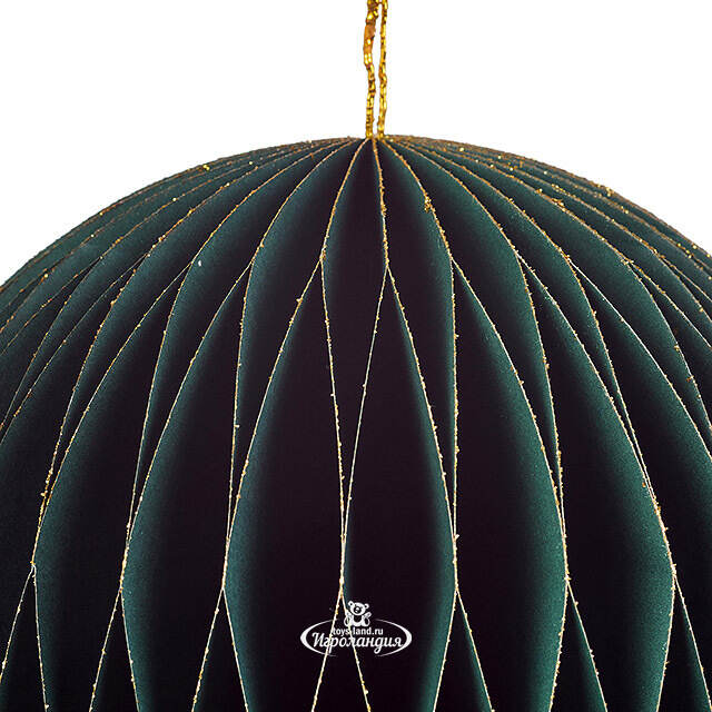 Бумажный шар Армель 15 см зеленый Koopman