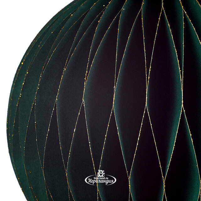 Бумажный шар Армель 15 см зеленый Koopman