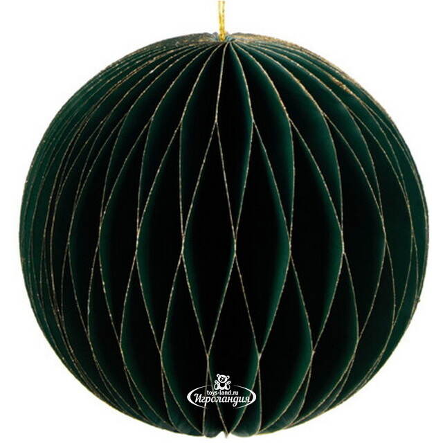 Бумажный шар Армель 15 см зеленый Koopman