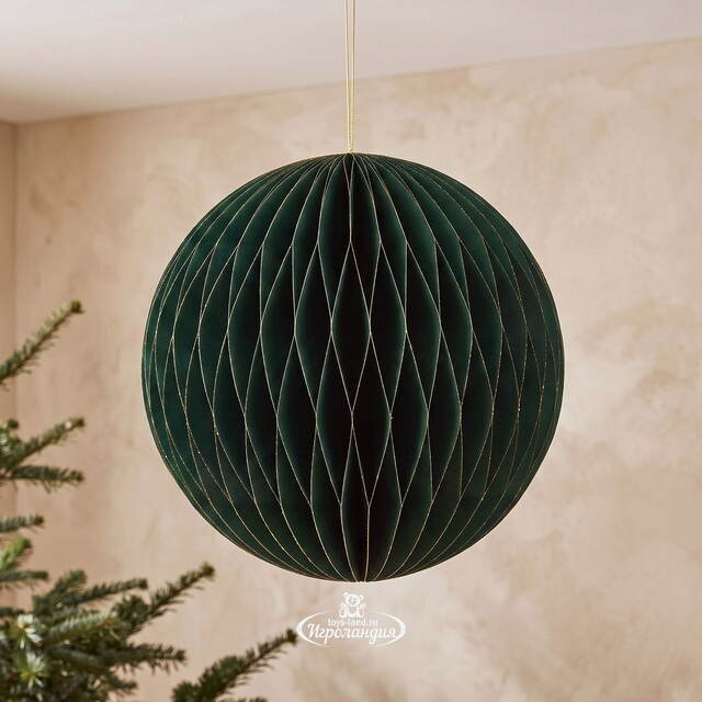 Бумажный шар Армель 25 см зеленый Koopman (Купман)