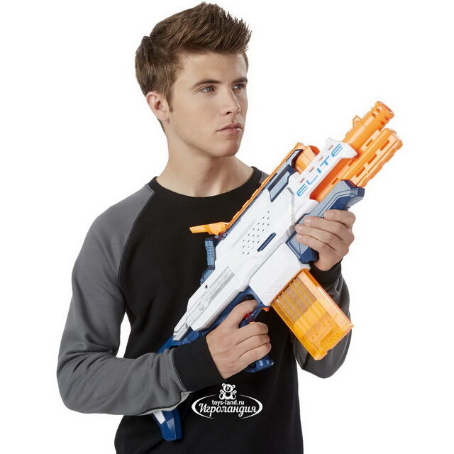 Видеобластер Nerf Элит с мягкими патронами Hasbro